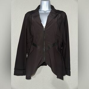 Deca De Vous a Nous Gothic‎ Steampunk Vesta Banou Brown Jacket 2 NWOT